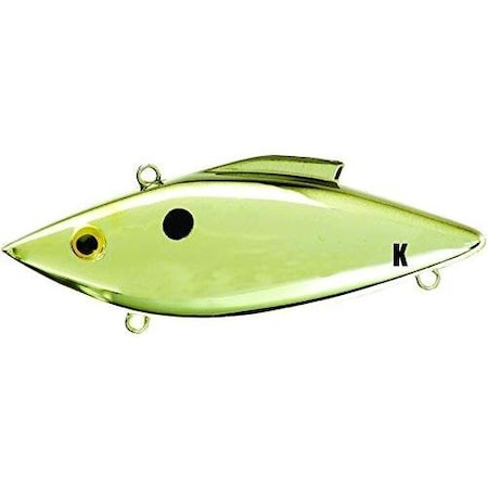 Bill Lewis Kmg26 KnockNTrap Lipless Crankbait, 3 12, 34 Oz Gold, Sinking BLF-KMG26